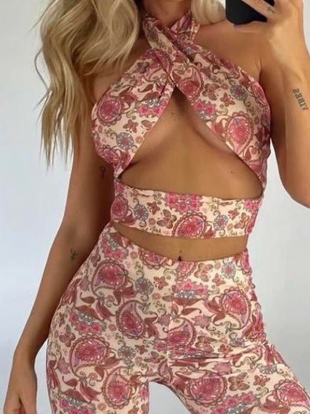 3 Piece Tiger Mist PAISLEY Set RAYA TOP + LUNA PANT + ARCHIE TOP